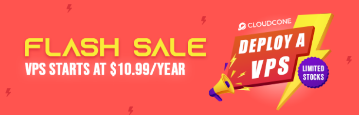 CloudCone|美国洛杉矶便宜vps|小盘机(120G)|年付$10.99起|3TB@1Gbps